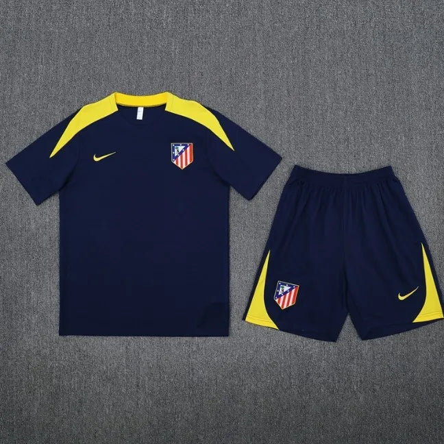 Atlético Madrid 2025/2026 Short Sleeve/Shorts Tracksuit Blue
