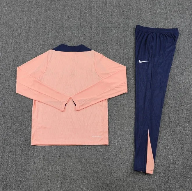 Chelsea 2025/2026 1/4 Zipper Tracksuit Pink