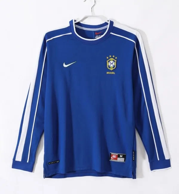 Brazil 1998 Away Retro Long Sleeve