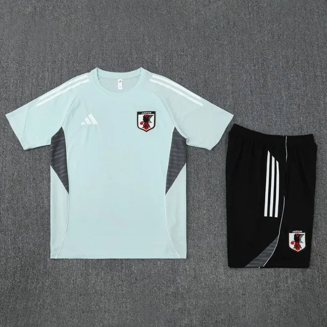 Japan 2025 Short Sleeve/Shorts Tracksuit Grey