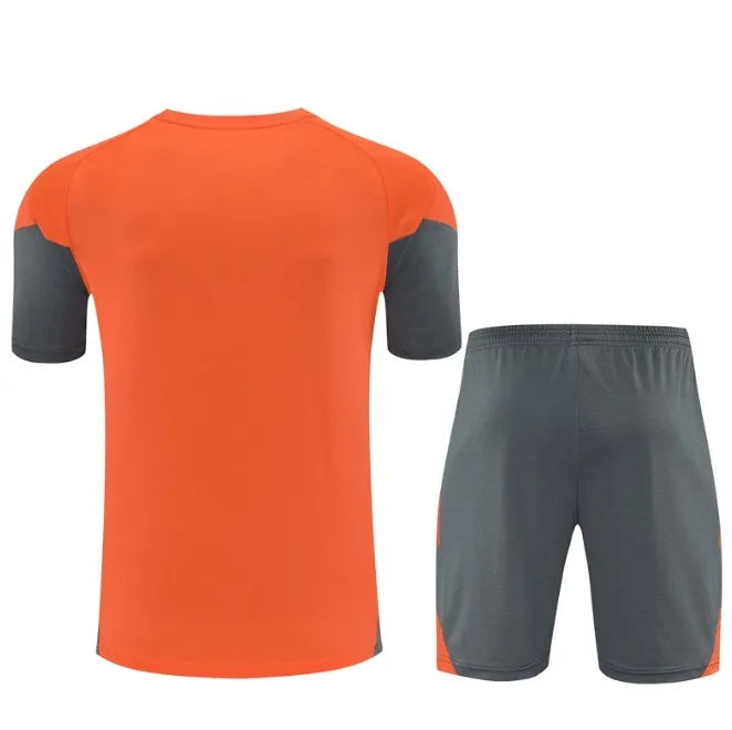 Bayern Munich 2025/2026 Short Sleeve/Shorts Tracksuit Orange