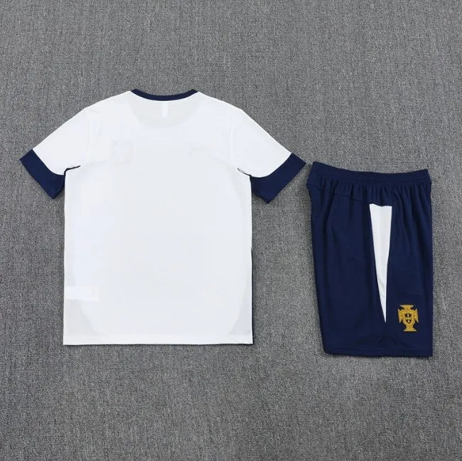 Portugal 2025 Short Sleeve/Shorts Tracksuit White
