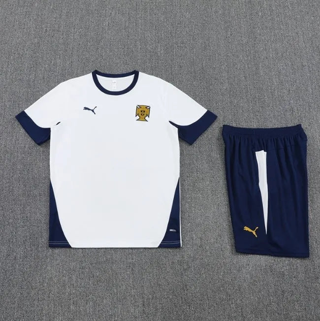 Portugal 2025 Short Sleeve/Shorts Tracksuit White