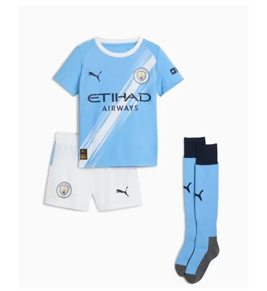 Manchester City 2025/2026 Home Set (Adults and Kids)