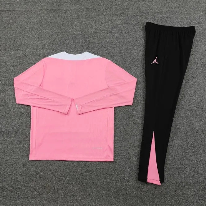 PSG 2024/2025 1/4 Zipper Tracksuit Pink
