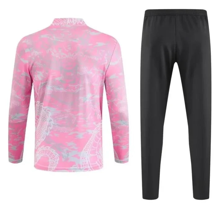 Real Madrid 2023/2024 1/4 Zipper Tracksuit Concept Pink