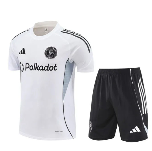 Inter Miami 2025 Short Sleeve/Shorts Tracksuit White