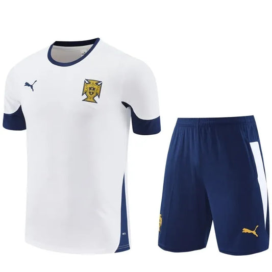 Portugal 2025 Short Sleeve/Shorts Tracksuit White