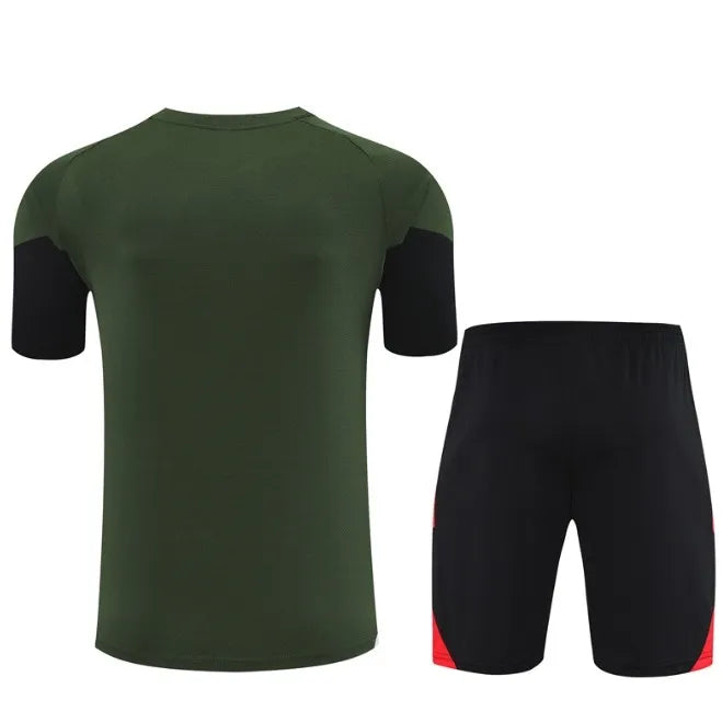 Bayern Munich 2025/2026 Short Sleeve/Shorts Tracksuit Green