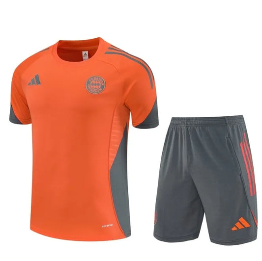 Bayern Munich 2025/2026 Short Sleeve/Shorts Tracksuit Orange