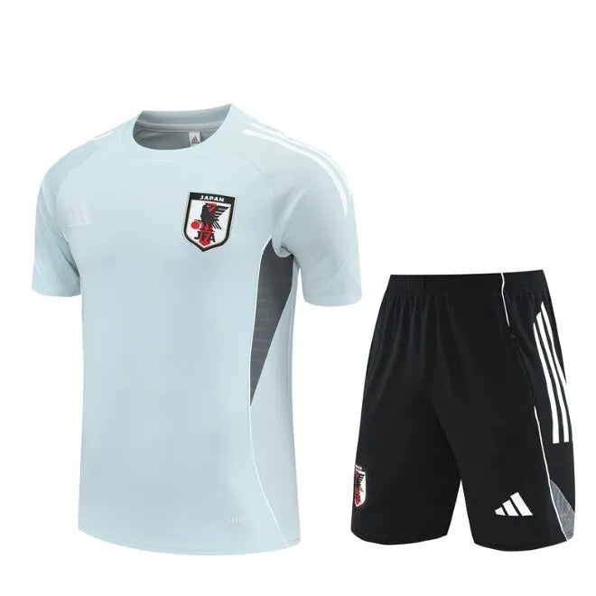 Japan 2025 Short Sleeve/Shorts Tracksuit Grey